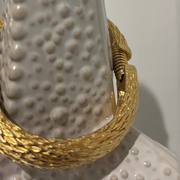 KENNETH LANE RHINESTONE SNAKE/SERPENT CLAMP BRACELET - Picture 7 of 10